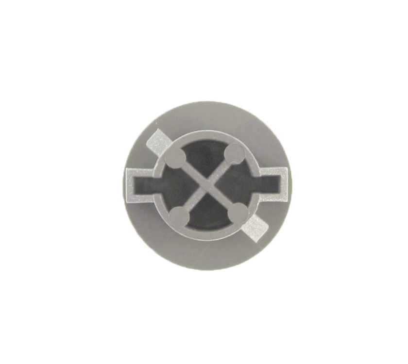 W11086664 - Genuine OEM Whirlpool Microwave Push Button, Silver